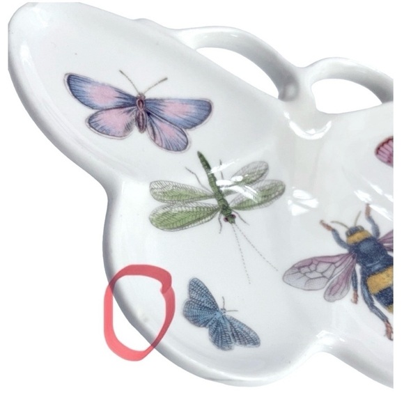 Portmeirion BOTANIC
GARDEN BUTTERFLIES & APPLE TEA
POT Spoon Rest/Holder - Picture 8 of 16